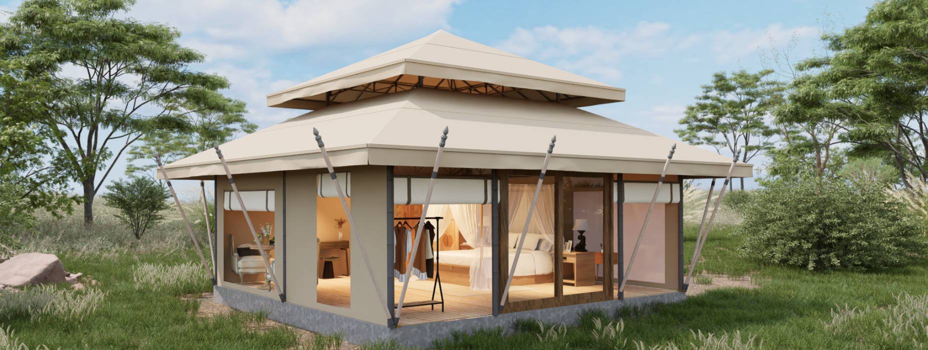 湖北户外野奢帐篷